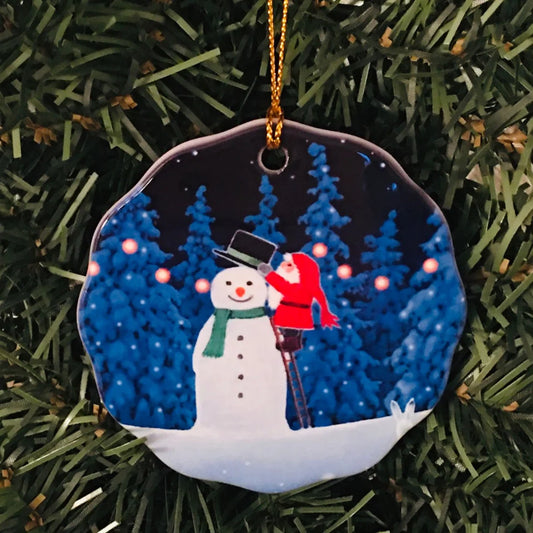 Ornament Eva Tomte & Snowman