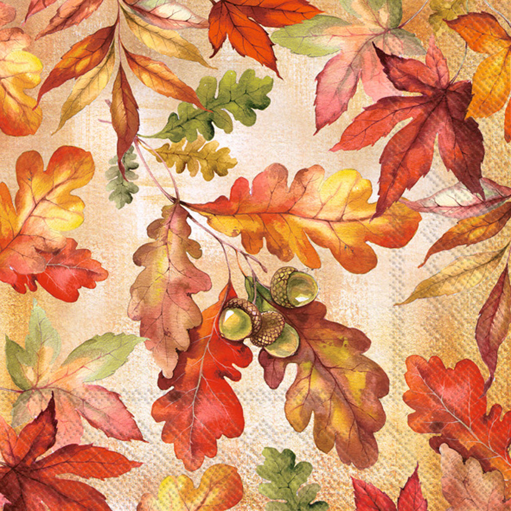 Bright Autumn Lunch Napkins