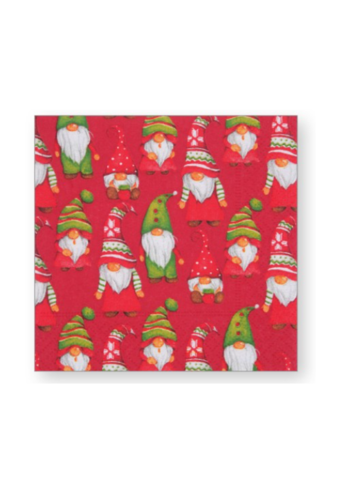 Santa Time Beverage Napkin