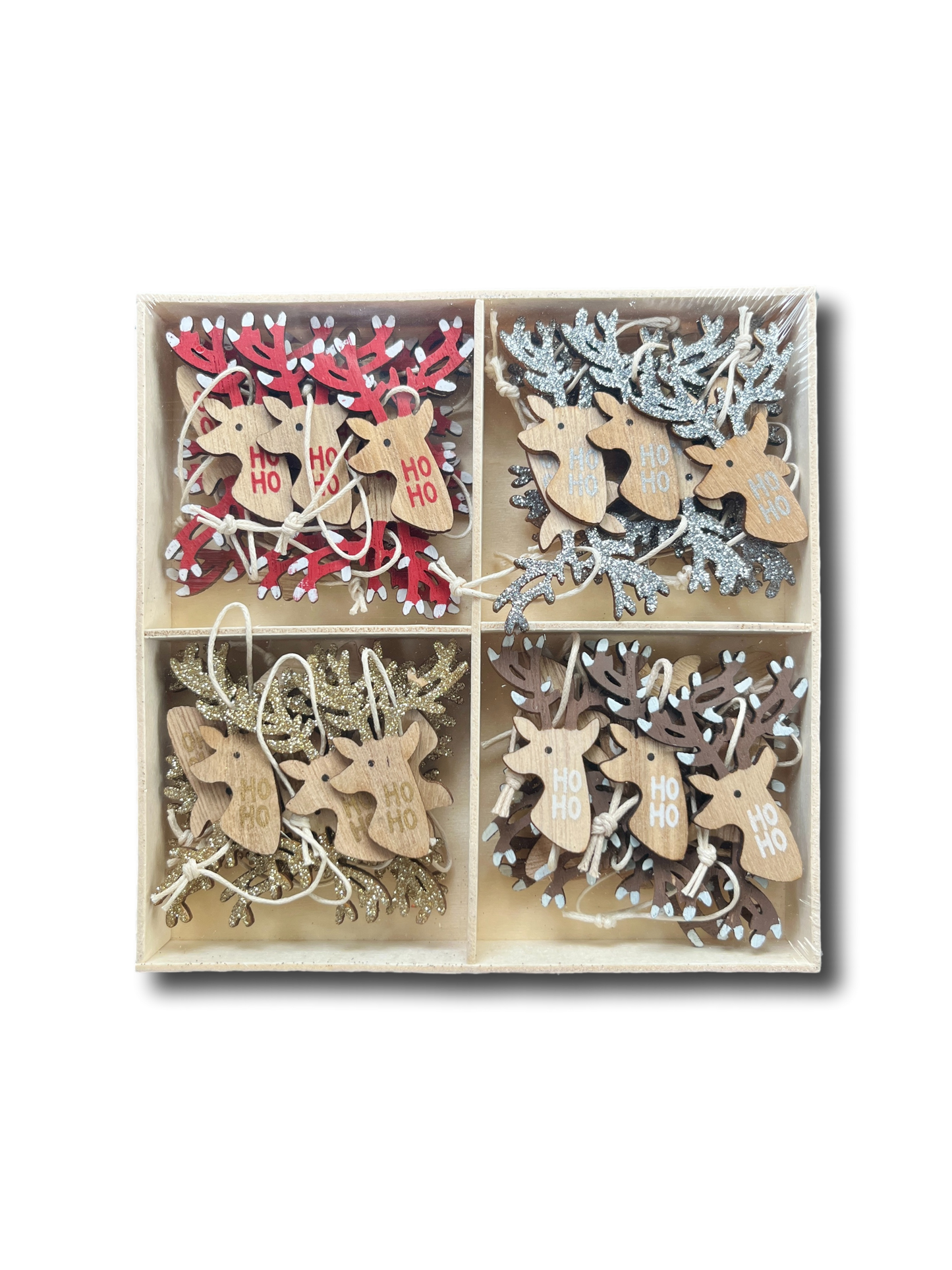 Reindeer Ornament Set 48 Pieces