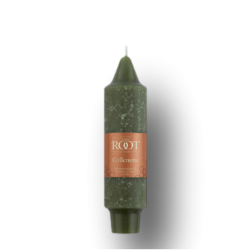 Root Collenette Candle 5" Dark Olive