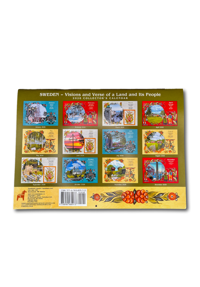 2026 Sweden Collectors Calendar