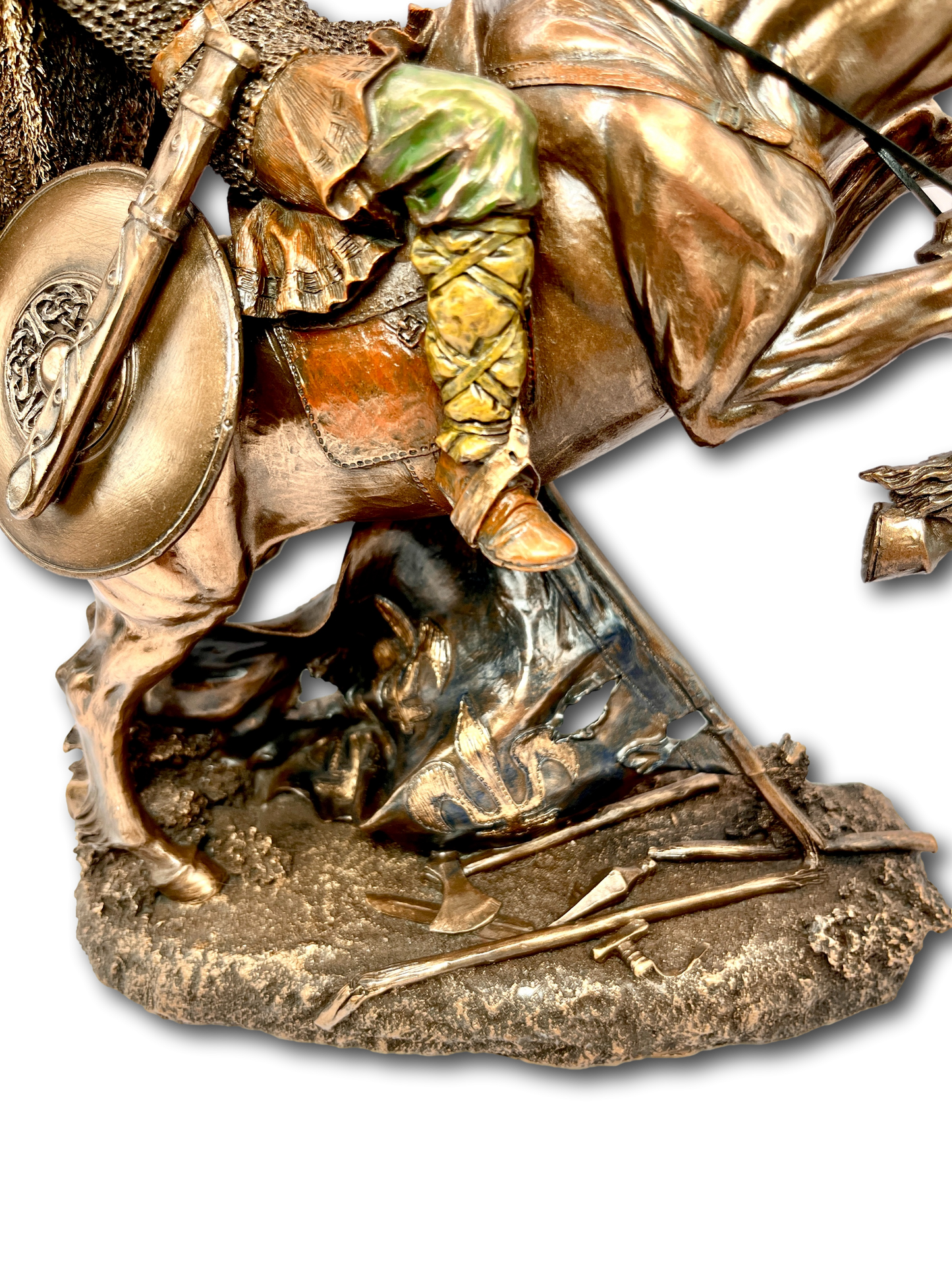 Viking Bronze Warrior Horse