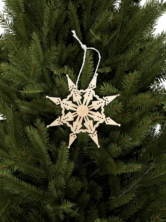 Wood Lazer Cut Ornament Kids