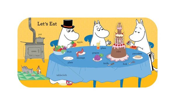 Moomins First 100 Words Board Book