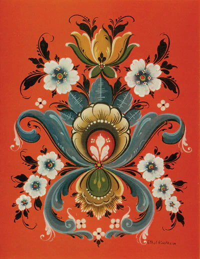 Note Cards Rosemaling