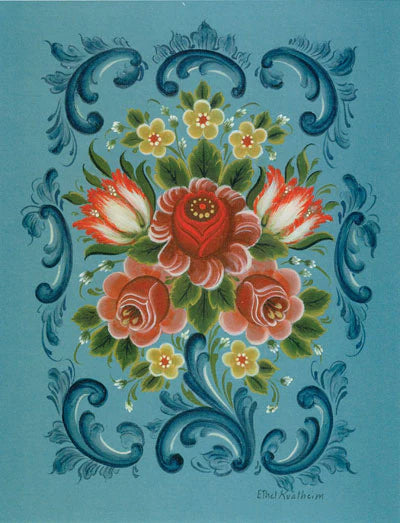 Note Cards Rosemaling