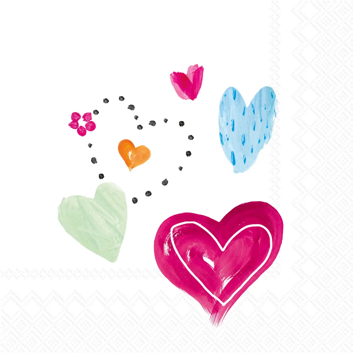 Joyful Love Beverage Napkin