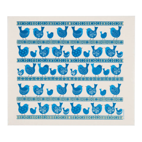 Swedish Drying Mat Birds & Folk Ribbons