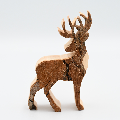 Bark Deer Looking Back Medium