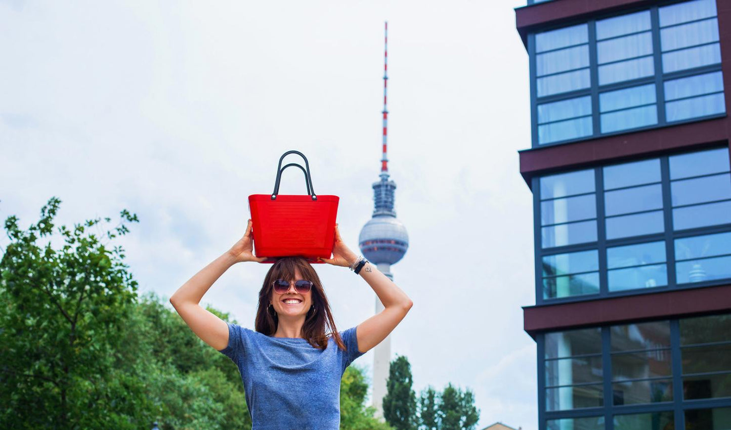 Hinza Tote Red