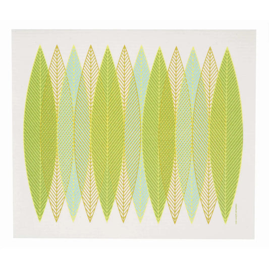 Swedish Drying Mat Blade Leaf Green