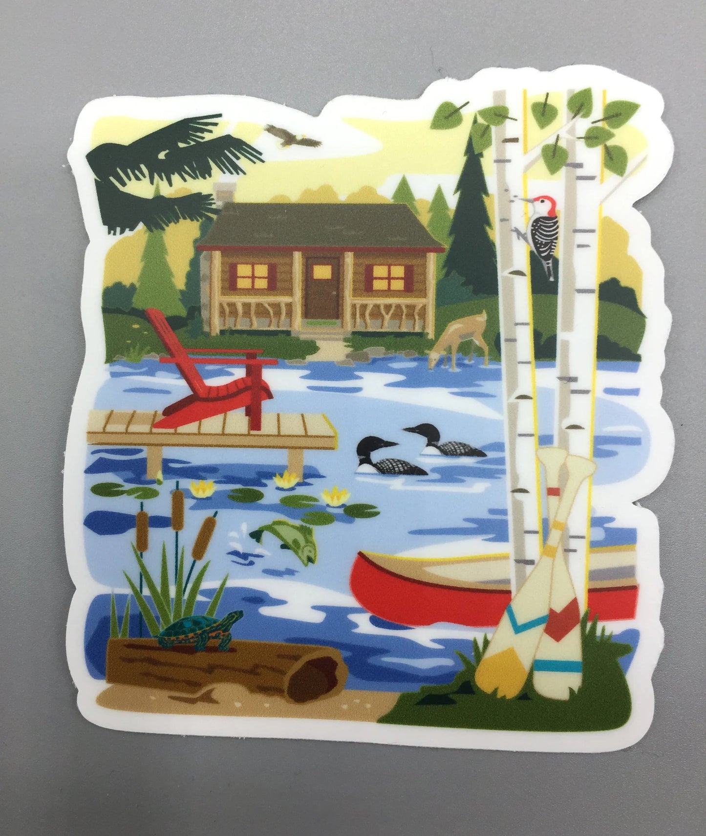 Sticker Cabin Life Cindy Lindgren