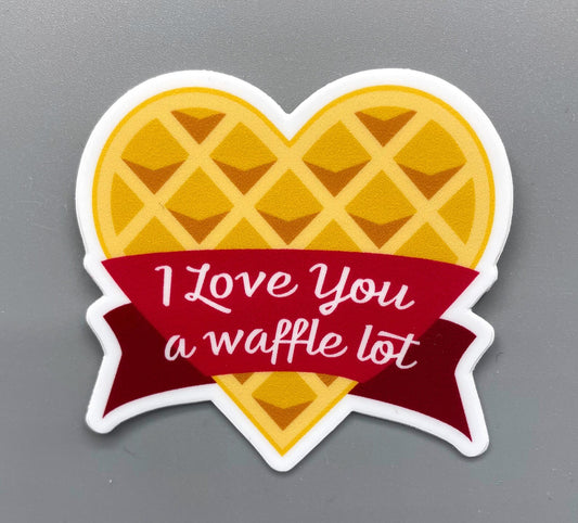Sticker Waffle Love Cindy Lindgren