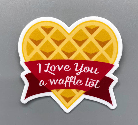 Sticker Waffle Love Cindy Lindgren