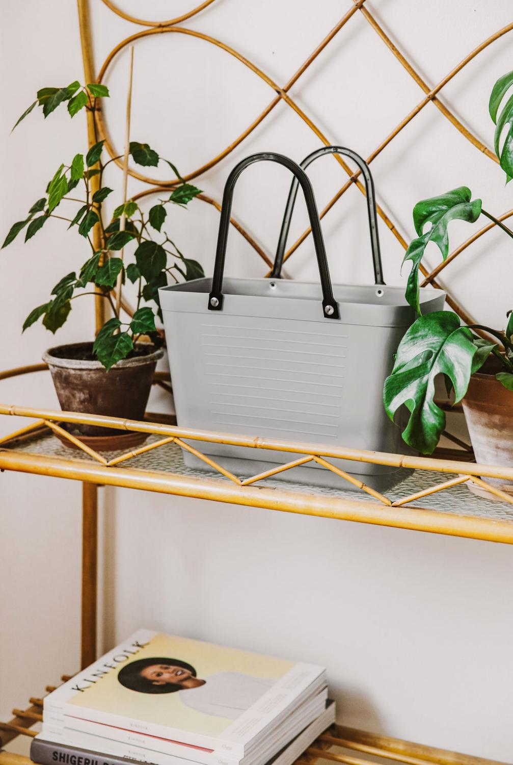 Hinza Tote Light Grey Green Plastic