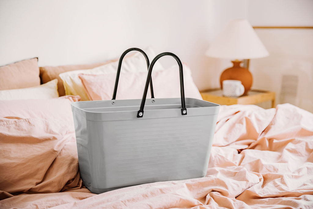 Hinza Tote Light Grey Green Plastic