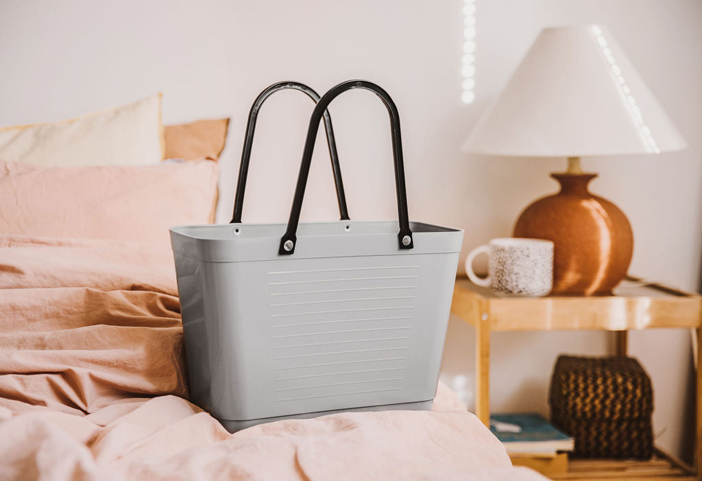 Hinza Tote Light Grey Green Plastic