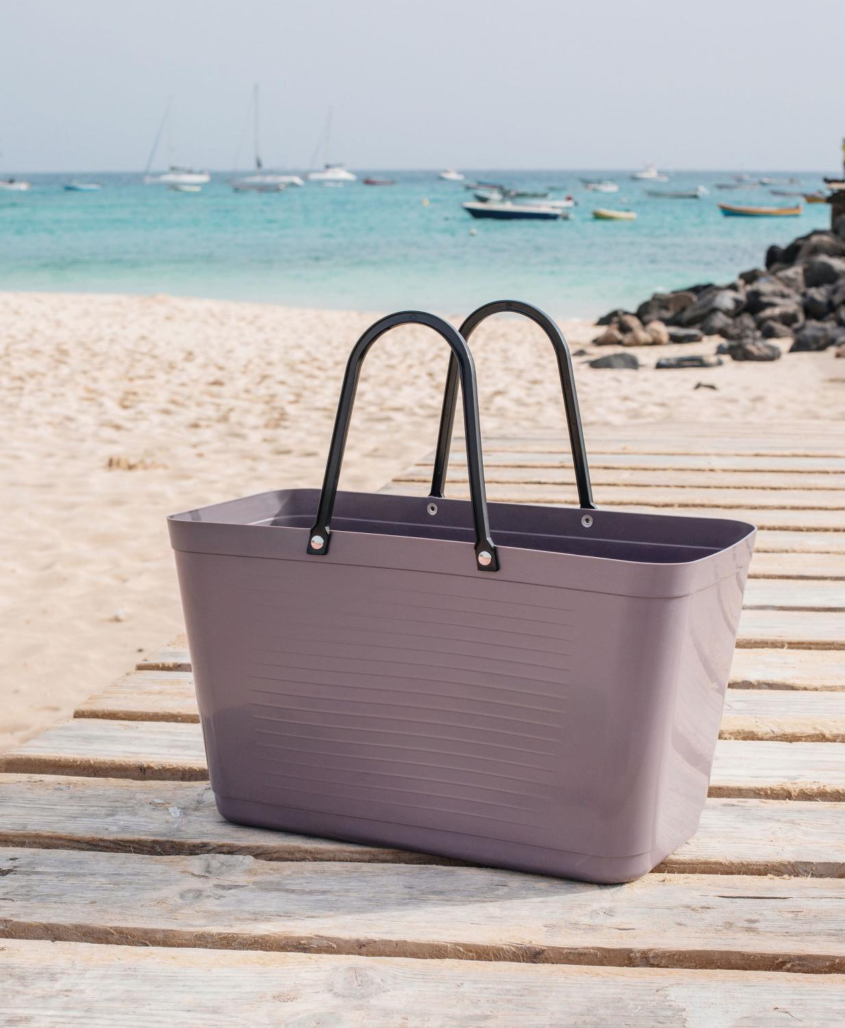 Hinza Tote Plum Green Plastic