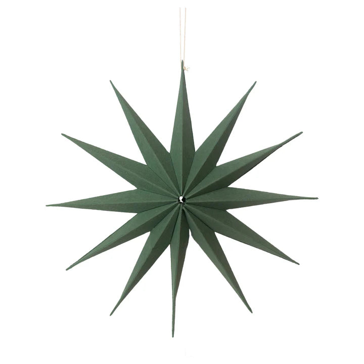 Felted Star Green