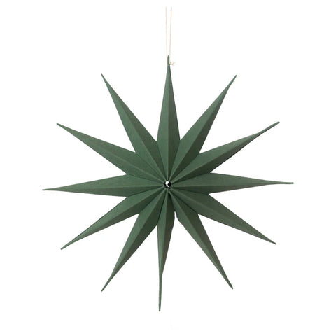 Felted Star Green
