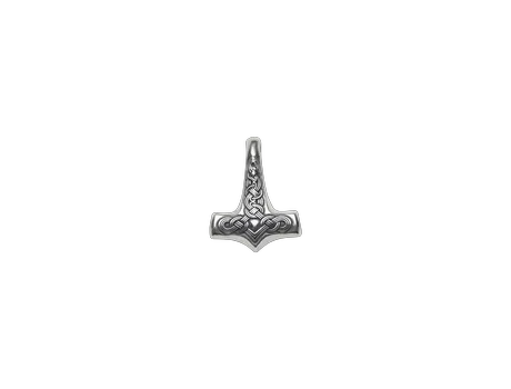 Sylvsmidja Thors Hammer Pendant - Medium Size