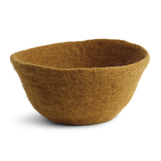 Gry & Sif Bowl Gold Brown Small