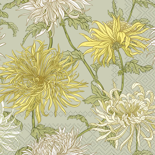 Chrysanthemum Lunch Napkin