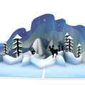 Card Winter Borealis Holiday Pop-Up Card Lovepop