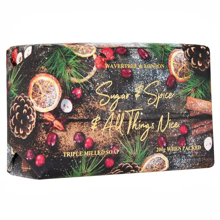 Wavertree & London Sugar & Spice Christmas Luxury Soap Bars (Copy)