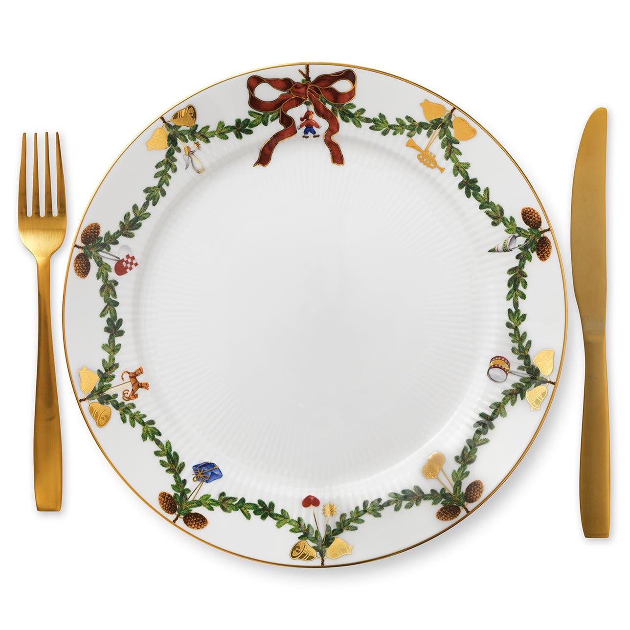 Royal Copenhagen Star Fluted Christmas Plate 27cm