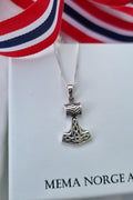Thors Hammer Necklace Silver