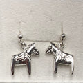 Dala Horse Earring Sterling