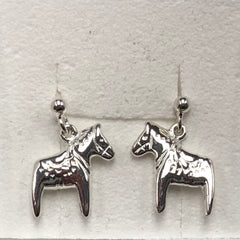 Dala Horse Earring Sterling