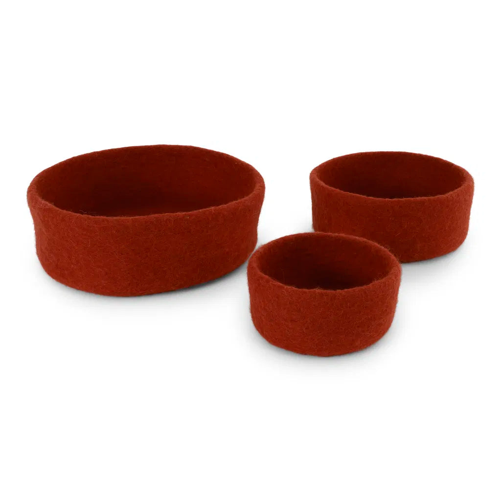 Gry & Sif Bowl Rusty Red