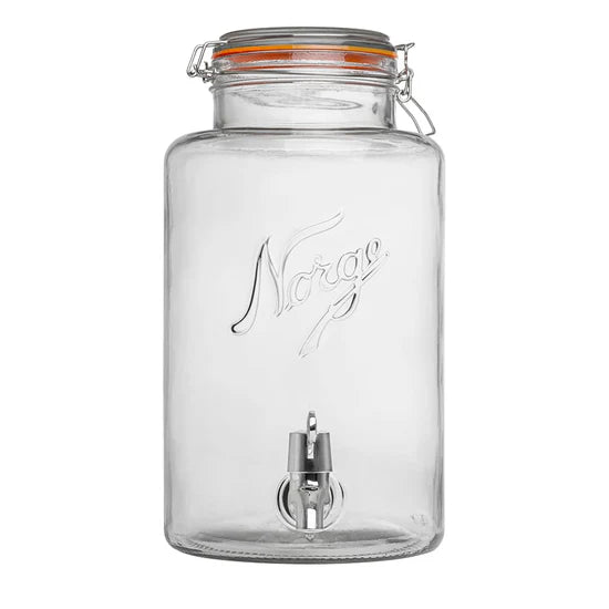 Norge Glass Drink Dispenser