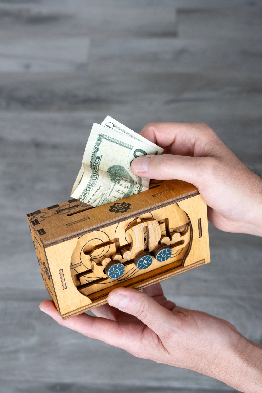 Nordic Longship Secret Puzzle Gift Box
