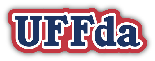 Sticker Uff Da
