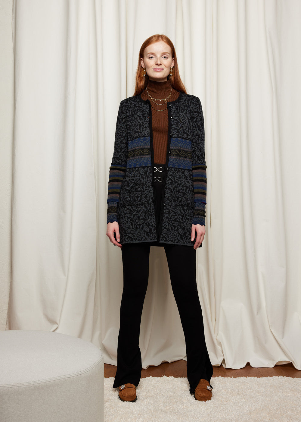 Oleana Silk Road Cardigan 168