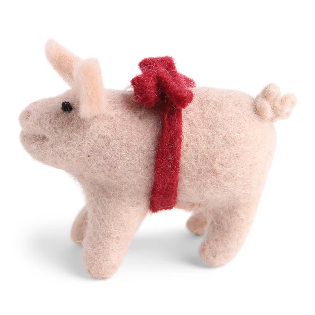 Gry & Sif Pig with Red Loop