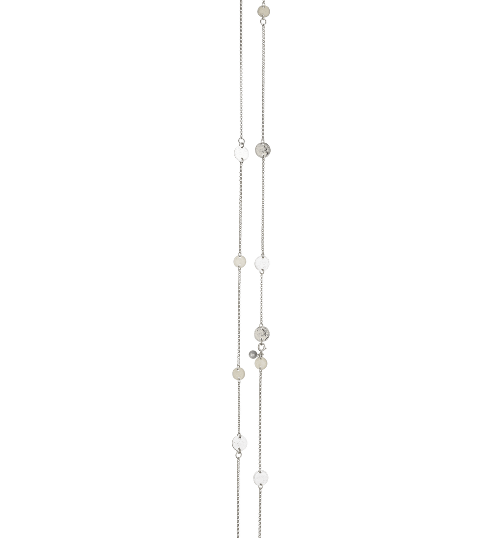 Sylvsmidja Necklace Abstract Long Silver 560117