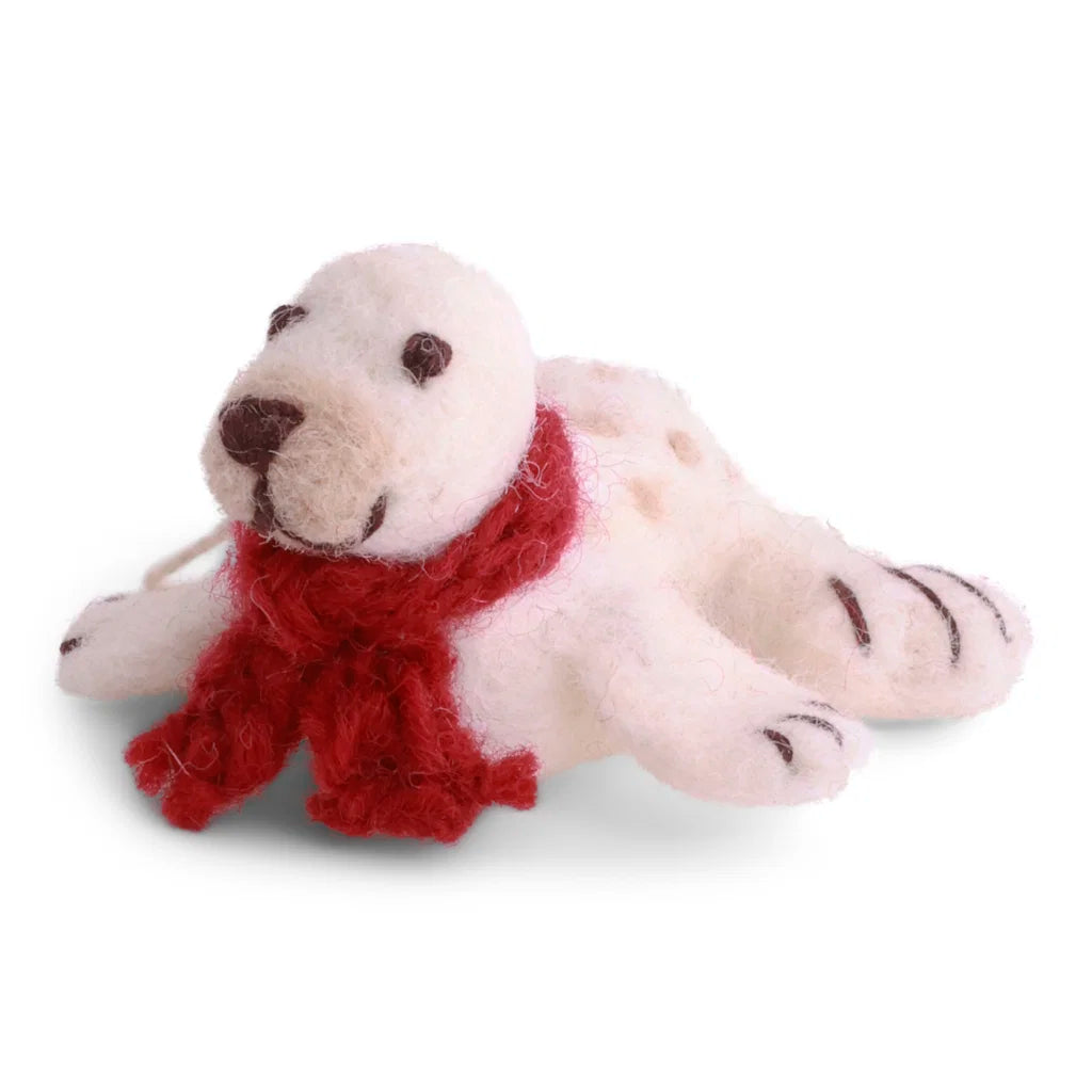 Gry & Sif Baby Seal w/Red Scarf