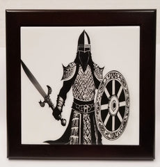 Framed Tile Viking Drenger