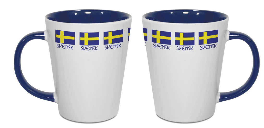 Mug Latte  Swedish Flag