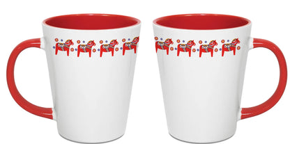 Mug Latte Dala Horse