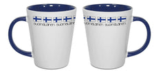 Mug Latte Finnish Flag
