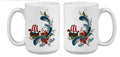 Mug Rosemaling Viking Ship