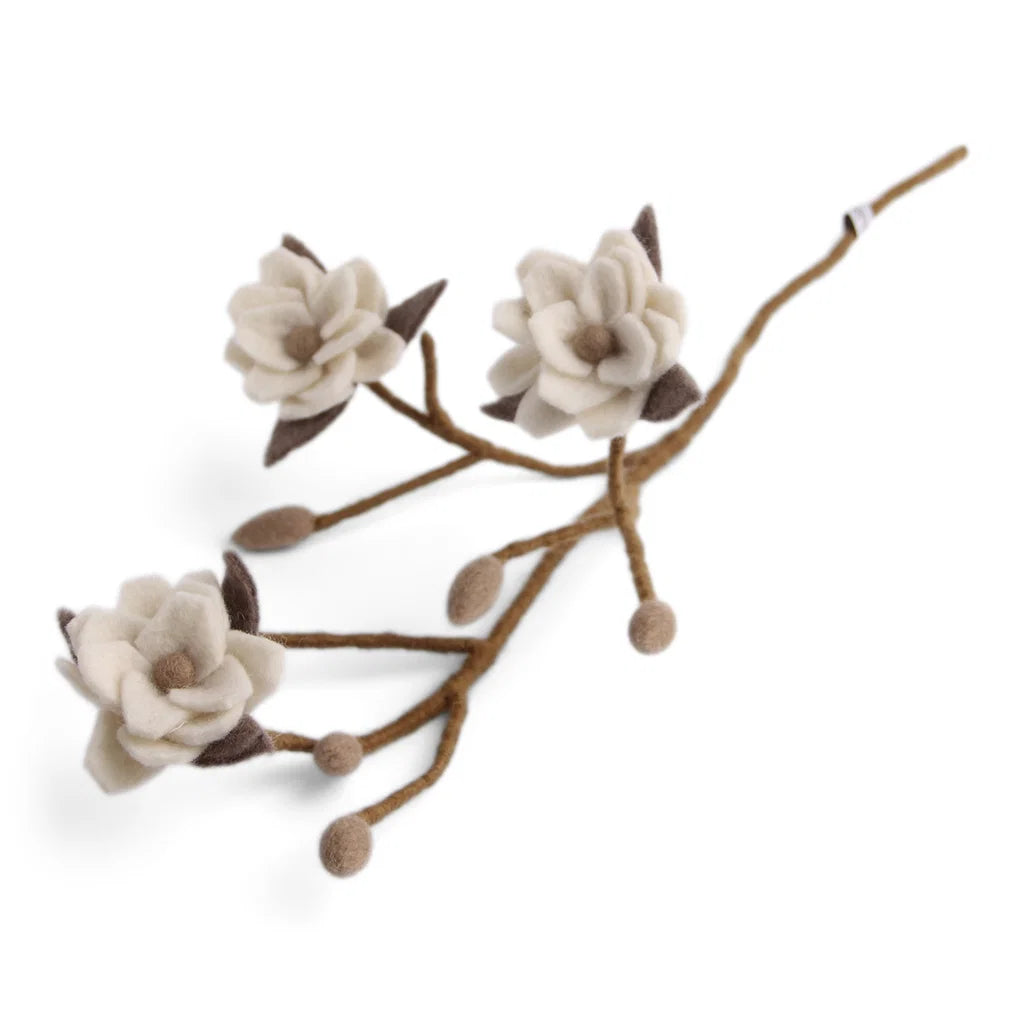 Gry & Sif Flower Magnolia Branch White