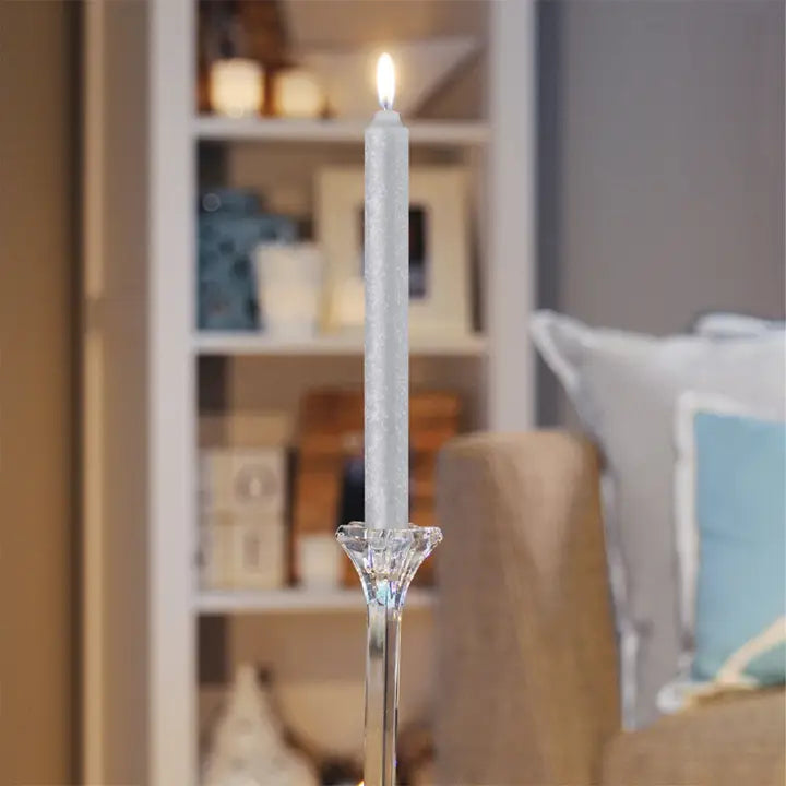 Root Dinner Candle Platinum 9"
