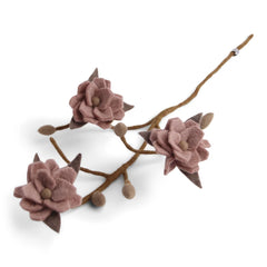 Gry & Sif Flower Magnolia Branch Dusty Rose